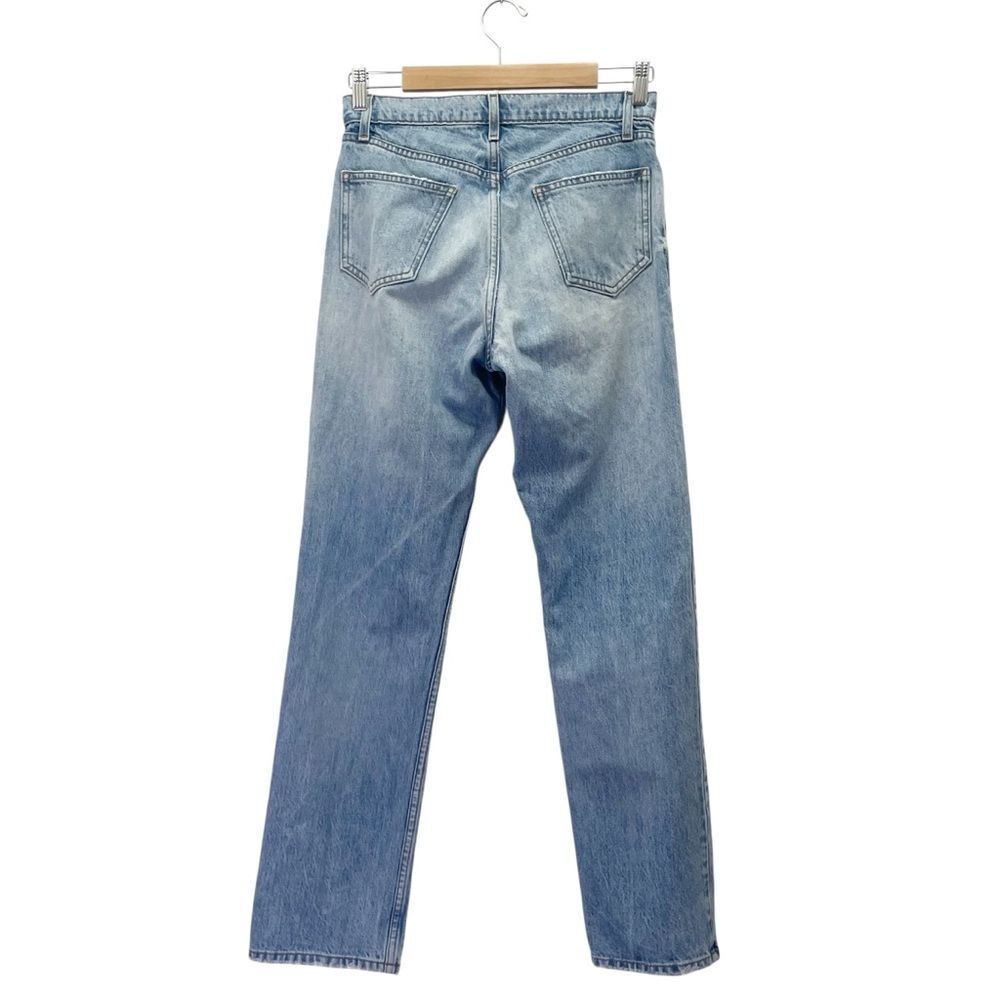 DÔEN Jeans Women’s Size 26 Mid Rise Straight Leg Medium Wash Made USA Denim Doen - Picture 3 of 12